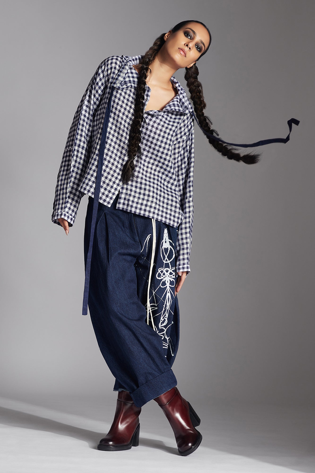 Printed Eren Trousers