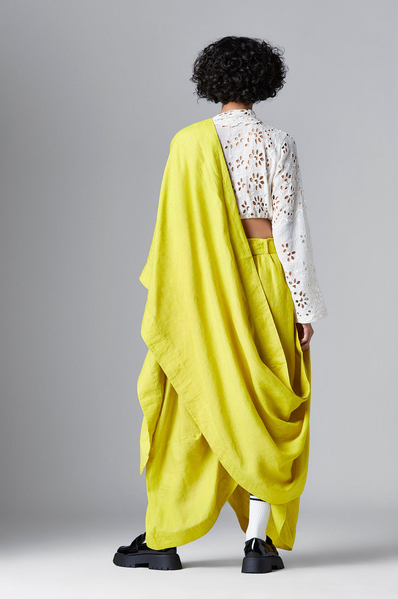 Maeve Sari Skirt in Yellow