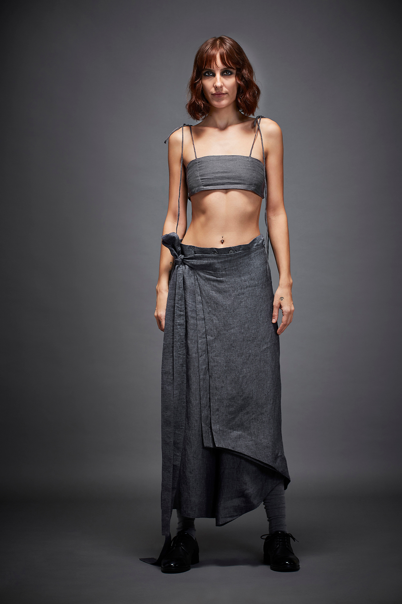 Edith Trousers in Grey