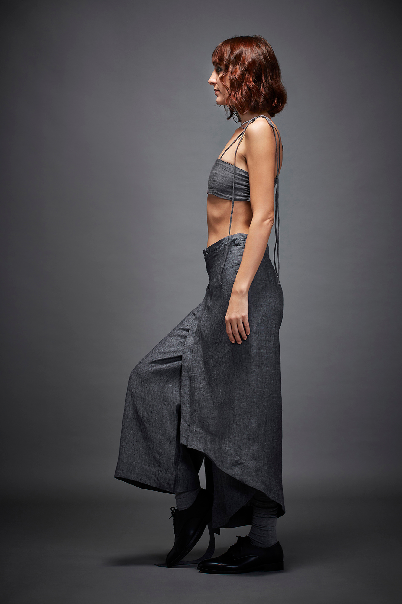 Edith Trousers in Grey