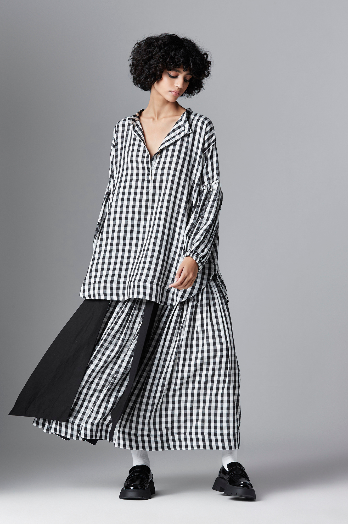 Hesper Skirt in Handwoven Mul