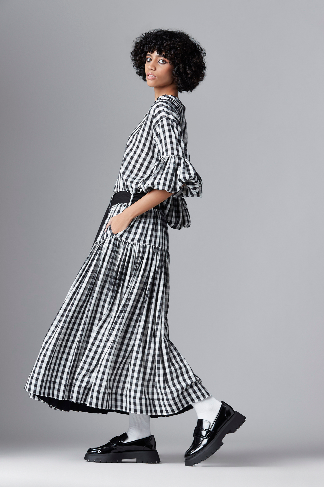 Hesper Skirt in Handwoven Mul