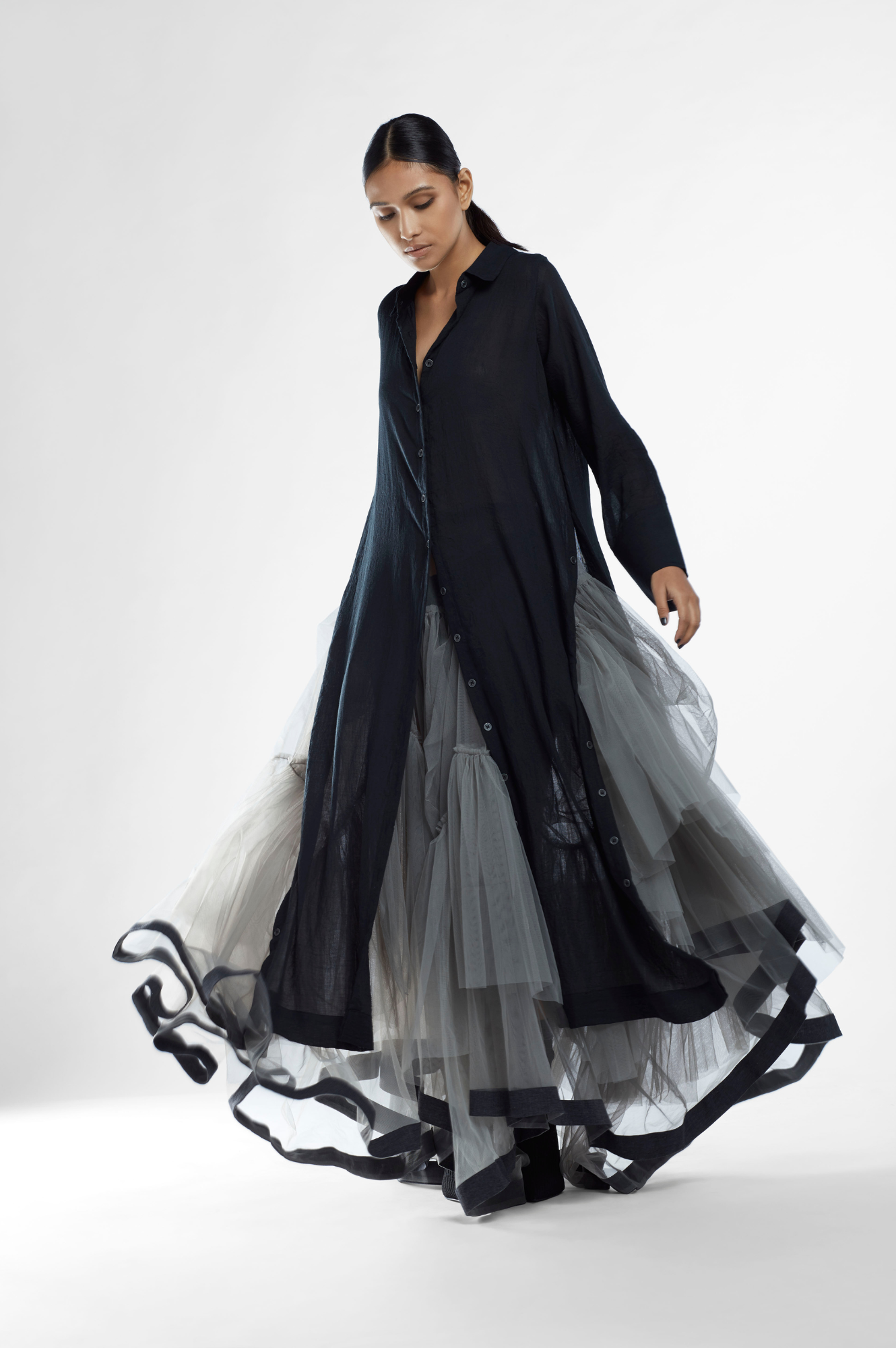 Noah Shirt Dress in Mul