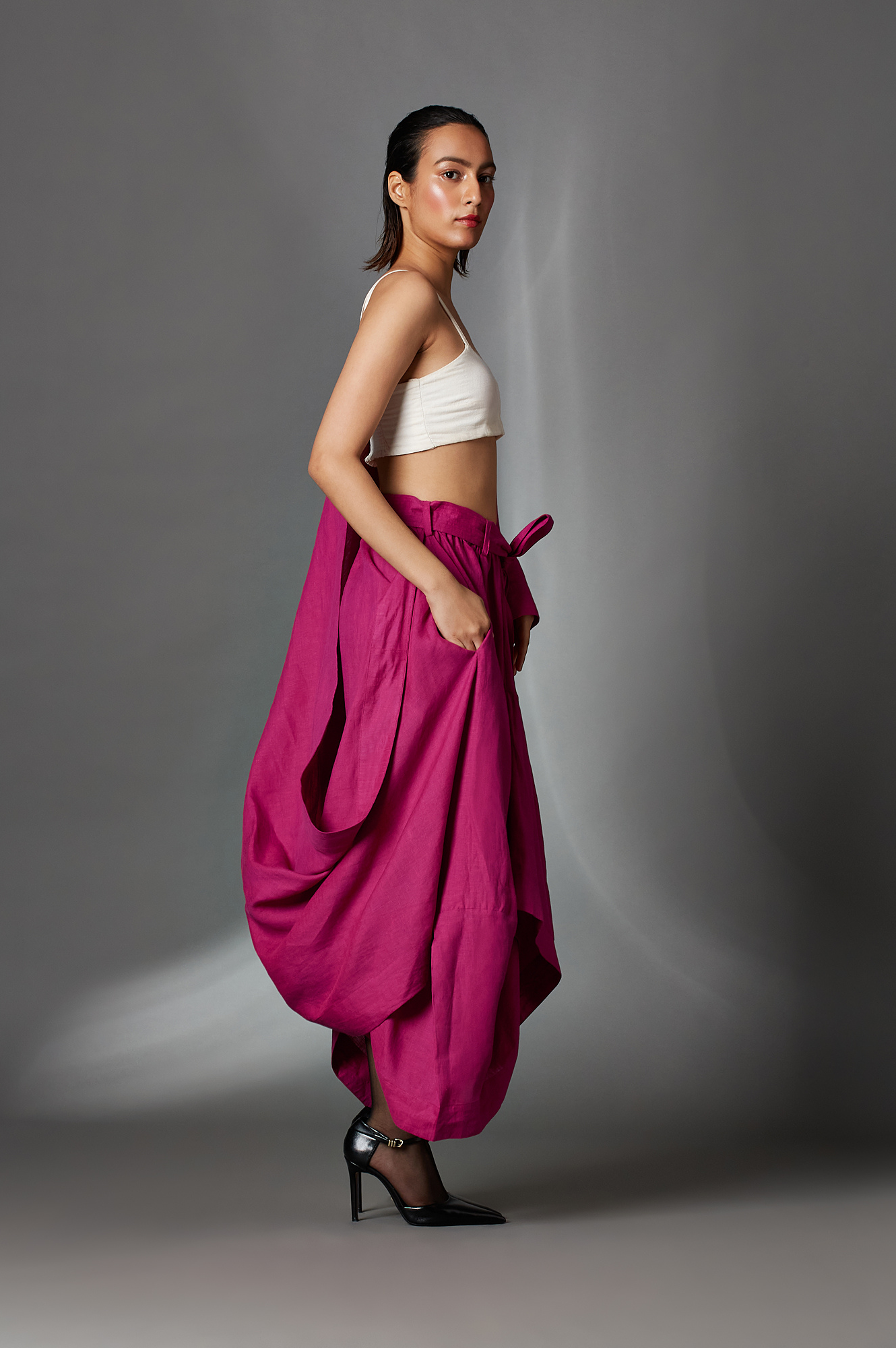 Maeve Sari Skirt in Pink