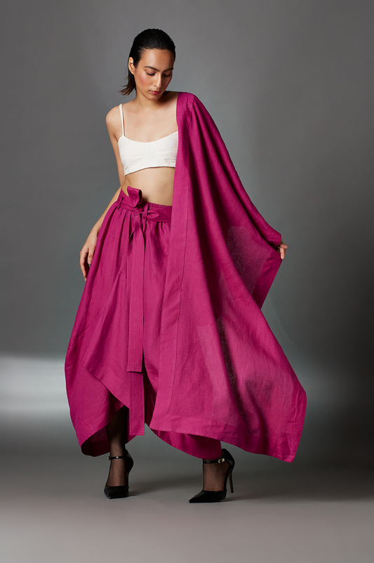 Maeve Sari Skirt in Pink