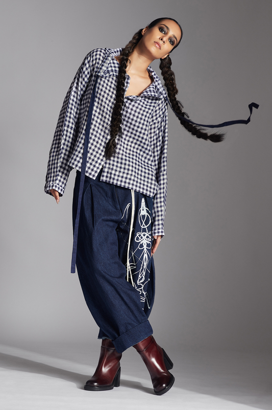 Arvo Shirt in Blue Gingham