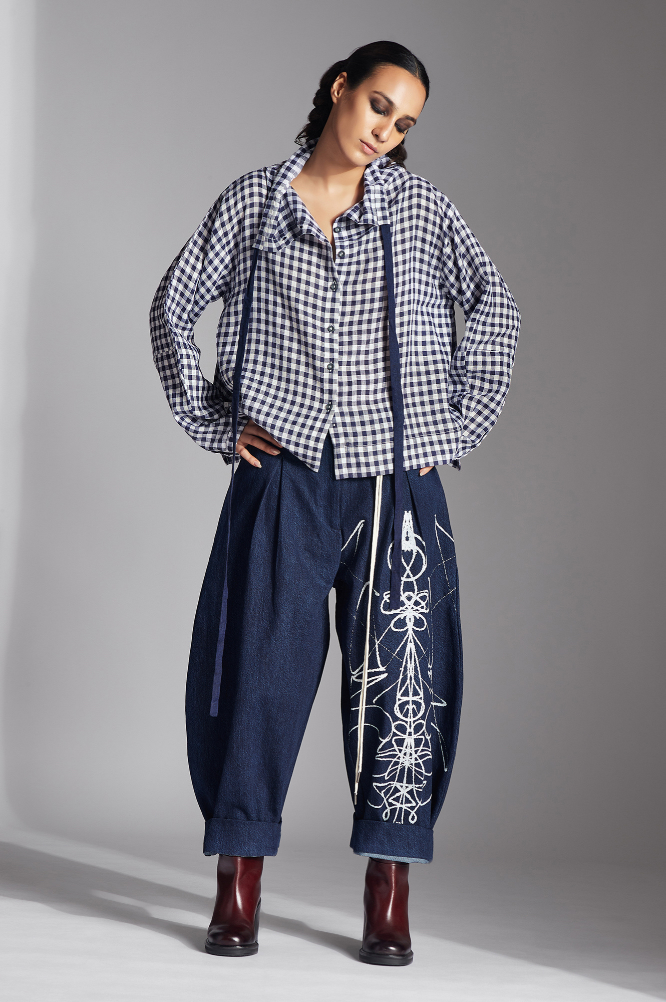 Arvo Shirt in Blue Gingham