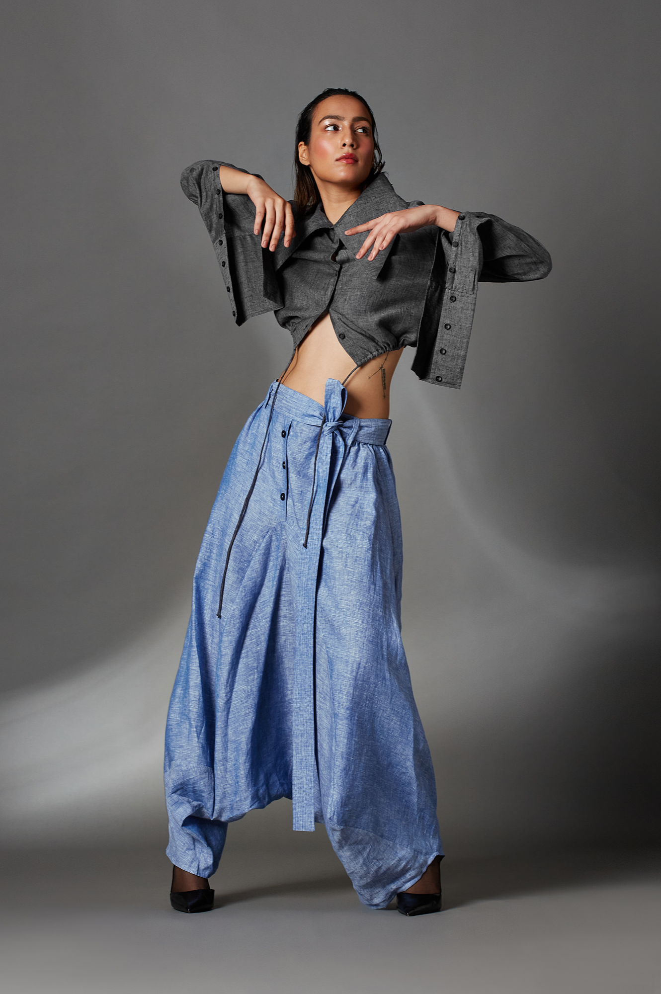 Abir Trousers in Blue