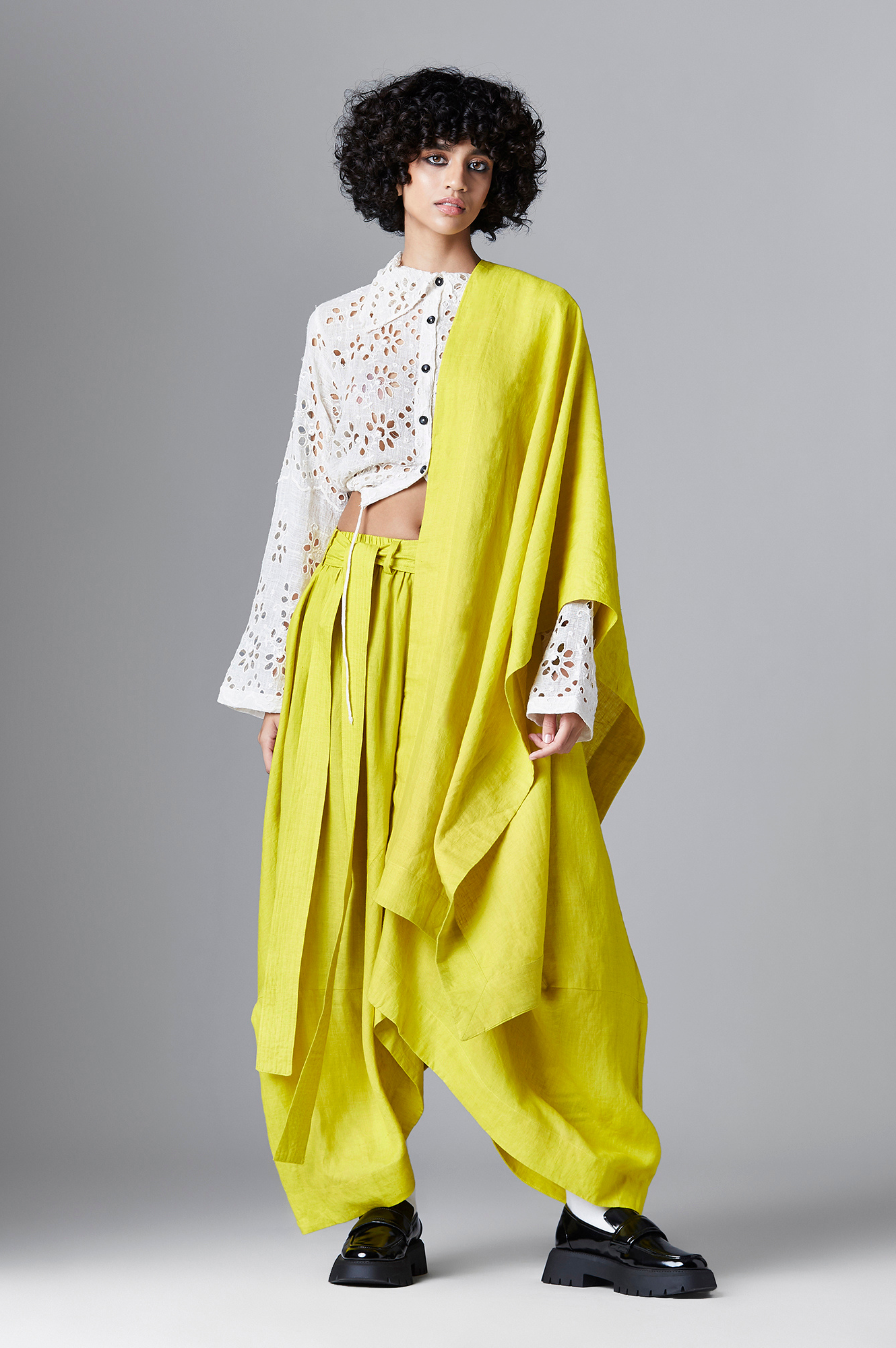 Maeve Sari Skirt in Yellow